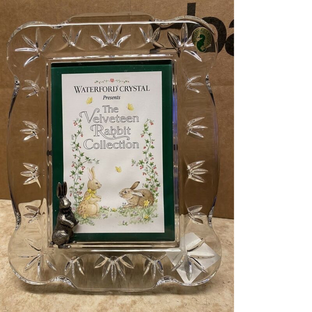 Waterford Crystal Ireland Velveteen Rabbit 6x4 Picture Frame NWT